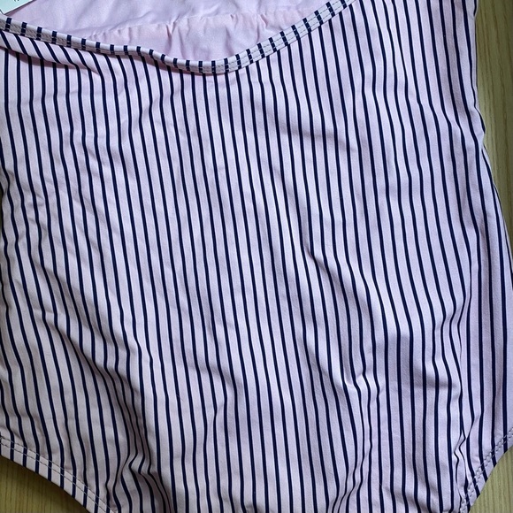 NWT Splendid Pink Blue Striped One Piece - Picture 6 of 13